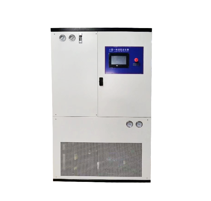 Small integrated liquid nitrogen machine